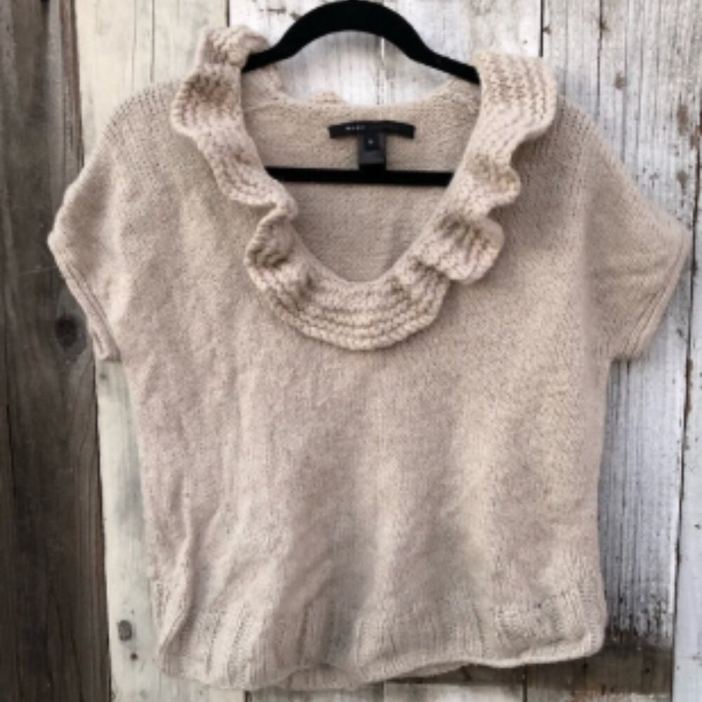 Marc Jacobs Ruffle Neckline Pullover Sweater